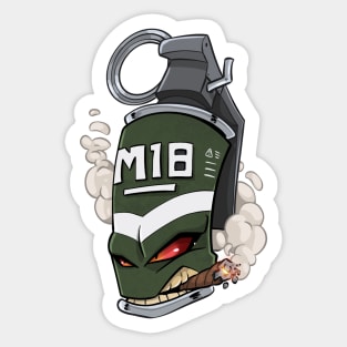 Smoke Grenade Sticker